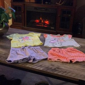 💙2 Sets Shorts & Shirts (#701)